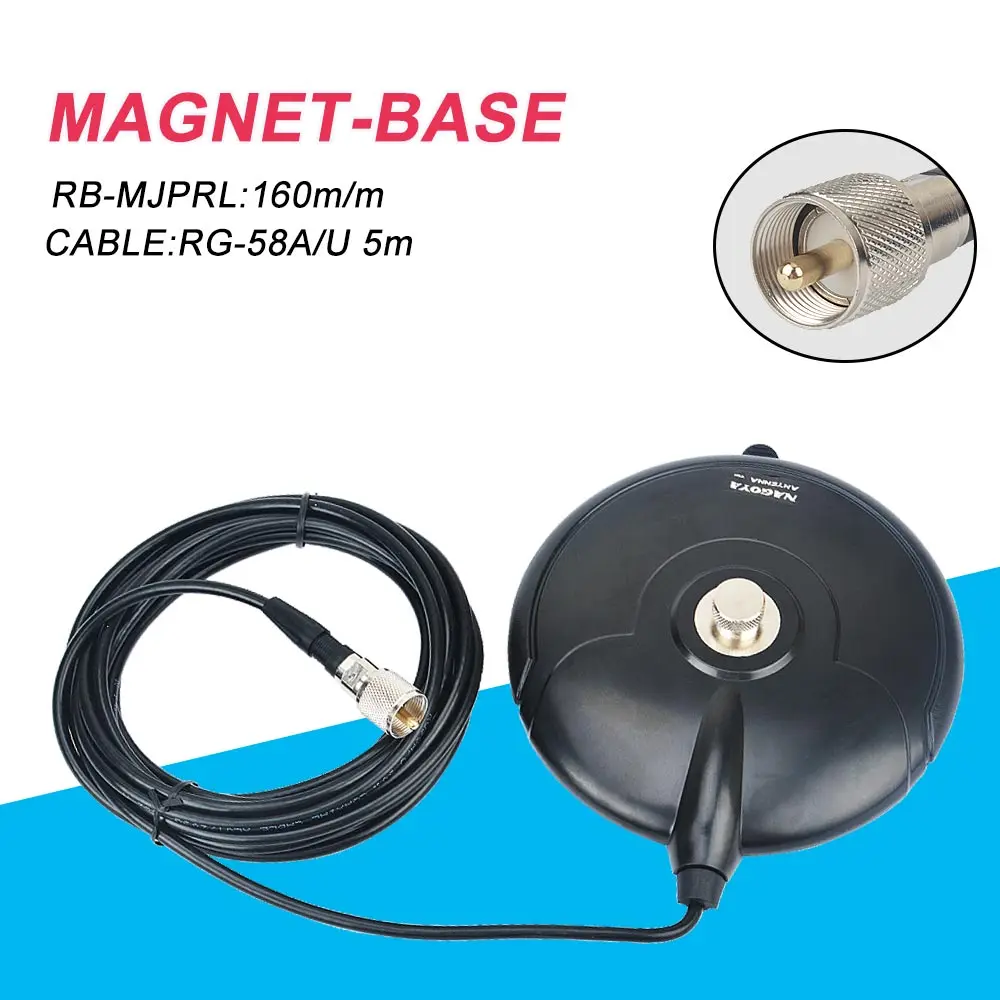 Original NAGOYA Antenna Magnetic mount STRONG MAGNET BASE for mobile radio
Original NAGOYA Antenna Magnetic mount STRONG MAGNET BASE for mobile radio