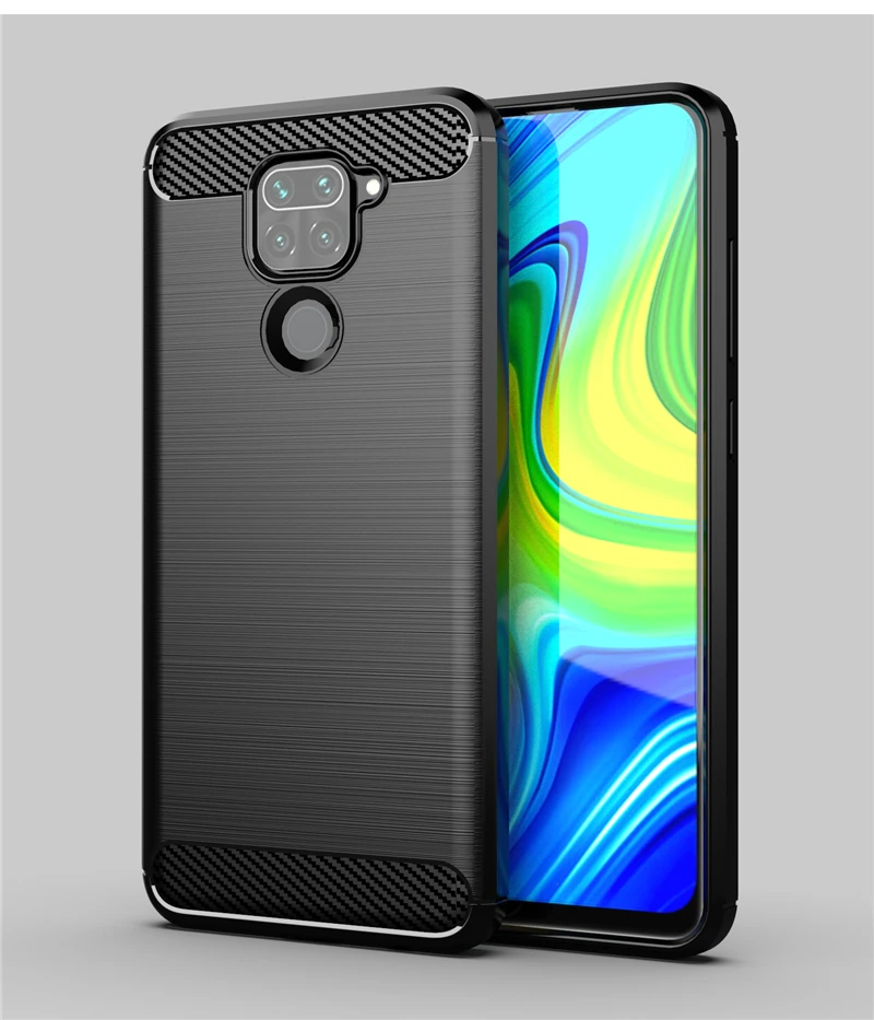 Чехол для Xiaomi Redmi Note 9 чехол Pro Жесткий Мягкий из ТПУ Mi 10 Lite 8 T 9S Fundas | Мобильные