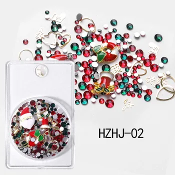 3D Christmas Nail Rhinestones Mixed Pearl Beads Stones Metal Alloy Design Decals Colorful Crystal Gems DIY Nails Art Decoration
3D Christmas Nail Rhinestones Mixed Pearl Beads Stones Metal Alloy Design Decals Colorful Crystal Gems DIY Nails Art Decoration
