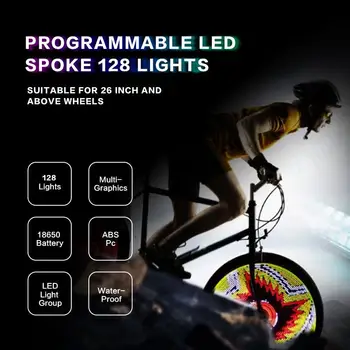 Universal Programmable LED Lamps Night Cycling Waterproof Super Bright Replacement DIY Wheel Light Accessories Lighting 128led
Universal Programmable LED Lamps Night Cycling Waterproof Super Bright Replacement DIY Wheel Light Accessories Lighting 128led