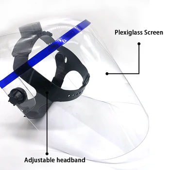 Anti-shock Welding Face Shield Solder Mask Plexiglass Face Shield Anti-UV Saliva Safety Fully enclosed protective
Anti-shock Welding Face Shield Solder Mask Plexiglass Face Shield Anti-UV Saliva Safety Fully enclosed protective