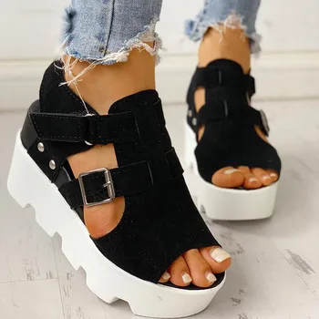 Karinluna 2020 Fashion Summer Platform Wedge High Heels Casual Comfortable Light Leisure Shoes Woman Sandals Women Shoes Female
Karinluna 2020 Fashion Summer Platform Wedge High Heels Casual Comfortable Light Leisure Shoes Woman Sandals Women Shoes Female