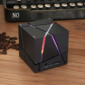 decoration accessories Colorful Light wireless bluetooth speaker Music box Phone Mini Portable TF card small speakers Home
decoration accessories Colorful Light wireless bluetooth speaker Music box Phone Mini Portable TF card small speakers Home