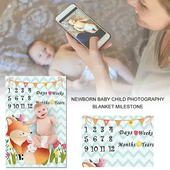Newborn Baby Monthly Growth Milestone Blanket Photography Props Background Cloth Commemorate Rug
Newborn Baby Monthly Growth Milestone Blanket Photography Props Background Cloth Commemorate Rug
