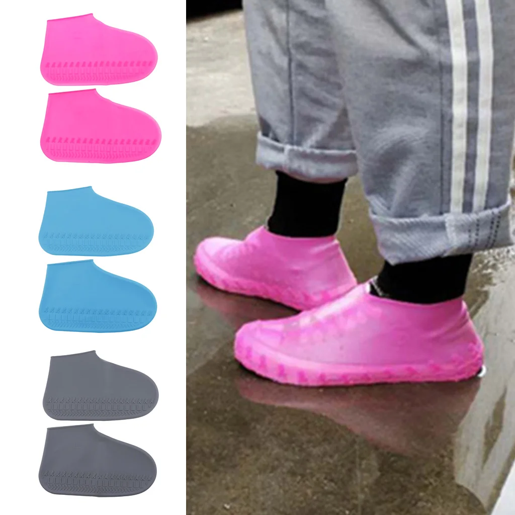 Unisex Rain Shoe Covers Sole Overshoes Boot Cover Shoe Protector Recyclable Unisex Rain Shoe Covers Sole Overshoes Boot Cover Shoe Protector Recyclable