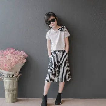 YourSeason Girls Two Piece Set 2020 New Kid Girls Casual Shirts And Fashion Stripe Wide Leg Pants Summer Suit Short Sleeve
YourSeason Girls Two Piece Set 2020 New Kid Girls Casual Shirts And Fashion Stripe Wide Leg Pants Summer Suit Short Sleeve