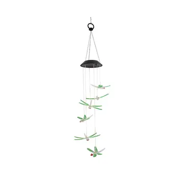 Solar wind chimes lamp Dragonfly color changing LED hanging light Solar garden light Outdoor rainproof decorative lamp
Solar wind chimes lamp Dragonfly color changing LED hanging light Solar garden light Outdoor rainproof decorative lamp