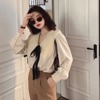 Summer women's shirt casual solid color bow decoration shirt
Summer women's shirt casual solid color bow decoration shirt