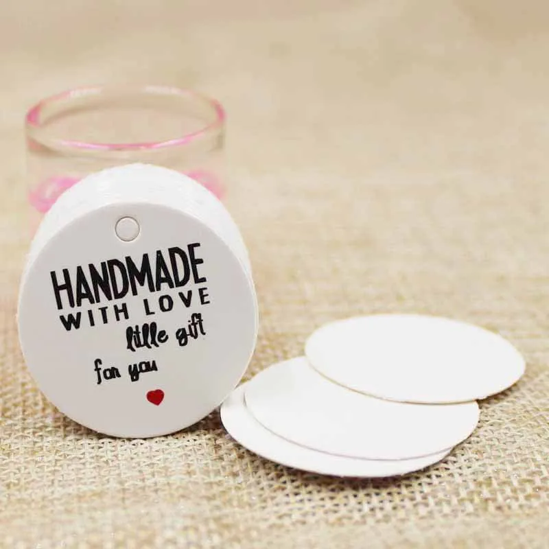 100 PCS Garment Fabric Card Tags Labels Crafts Hang Tag Gift Wrapping Supplies Set for Clothes Labels Sewing Accessories
100 PCS Garment Fabric Card Tags Labels Crafts Hang Tag Gift Wrapping Supplies Set for Clothes Labels Sewing Accessories