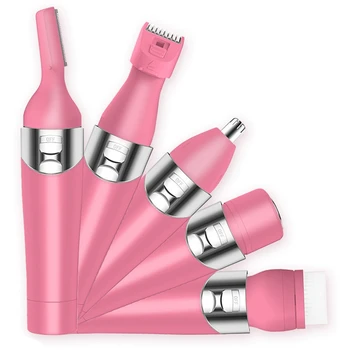 Facial Hair Removal for Women USB Rechargeable Nose Hair Trimmer Waterproof 5 in 1 Painless Body Electric Razor
Facial Hair Removal for Women USB Rechargeable Nose Hair Trimmer Waterproof 5 in 1 Painless Body Electric Razor