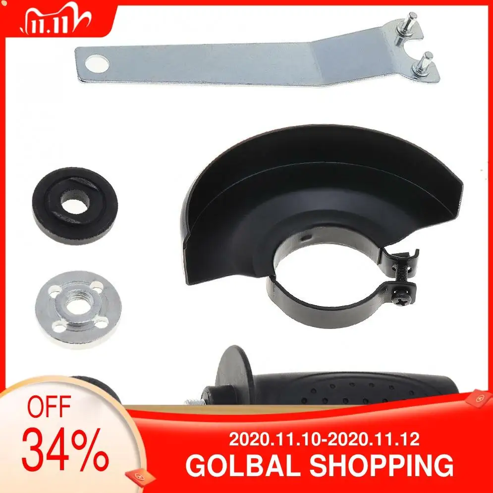 Black Cutting Machine Base Metal Wheel Guard Safety Protector Cover and Thicken Wrench for 110mm Angle Grinder
Black Cutting Machine Base Metal Wheel Guard Safety Protector Cover and Thicken Wrench for 110mm Angle Grinder