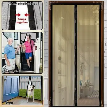 Mosquito Net Curtain Magnets Door Mesh Insect Sandfly Netting with Magnets on The Door Magnetic Mesh Screen Magnets fenetre Hot 
Mosquito Net Curtain Magnets Door Mesh Insect Sandfly Netting with Magnets on The Door Magnetic Mesh Screen Magnets fenetre Hot