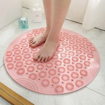 2020 New Round Bathroom Anti-slip Mats Home Bathroom Shower Room Suction Cups Massage Mats Round PVC Non-slip Mat 
2020 New Round Bathroom Anti-slip Mats Home Bathroom Shower Room Suction Cups Massage Mats Round PVC Non-slip Mat