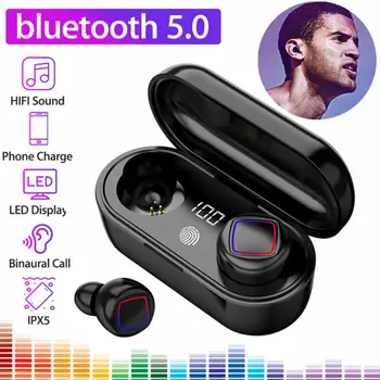 TWS Wireless Earphones Bluetooth 5.0 Earphone Stereo Mini Headset LED Digital Power Display Wireless Bluetooth Headphones
TWS Wireless Earphones Bluetooth 5.0 Earphone Stereo Mini Headset LED Digital Power Display Wireless Bluetooth Headphones