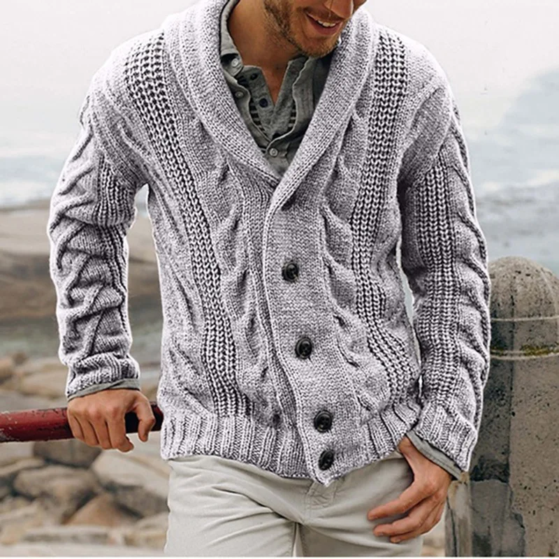 Autumn Men Clothing Cardigan Loose Single-breasted Knitted Sweater Winter Long Sleeve Cardigan Male Clothes Casual Men's Sweater
Autumn Men Clothing Cardigan Loose Single-breasted Knitted Sweater Winter Long Sleeve Cardigan Male Clothes Casual Men's Sweater