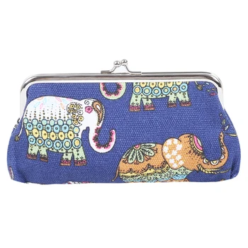 Canvas Women's Purse Coin Wallet Money Pouch Elephant Pattern Printed Key Bag Money Bags For Girls Ladies Purse
Canvas Women's Purse Coin Wallet Money Pouch Elephant Pattern Printed Key Bag Money Bags For Girls Ladies Purse