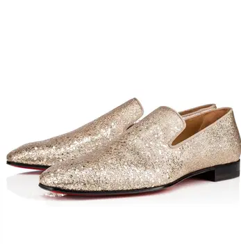 Men Gold Glitter Flats Bling Metallic Loafers Sequined Cloth Shoes Square Toe Flat Slip On Loaferes Men
Men Gold Glitter Flats Bling Metallic Loafers Sequined Cloth Shoes Square Toe Flat Slip On Loaferes Men