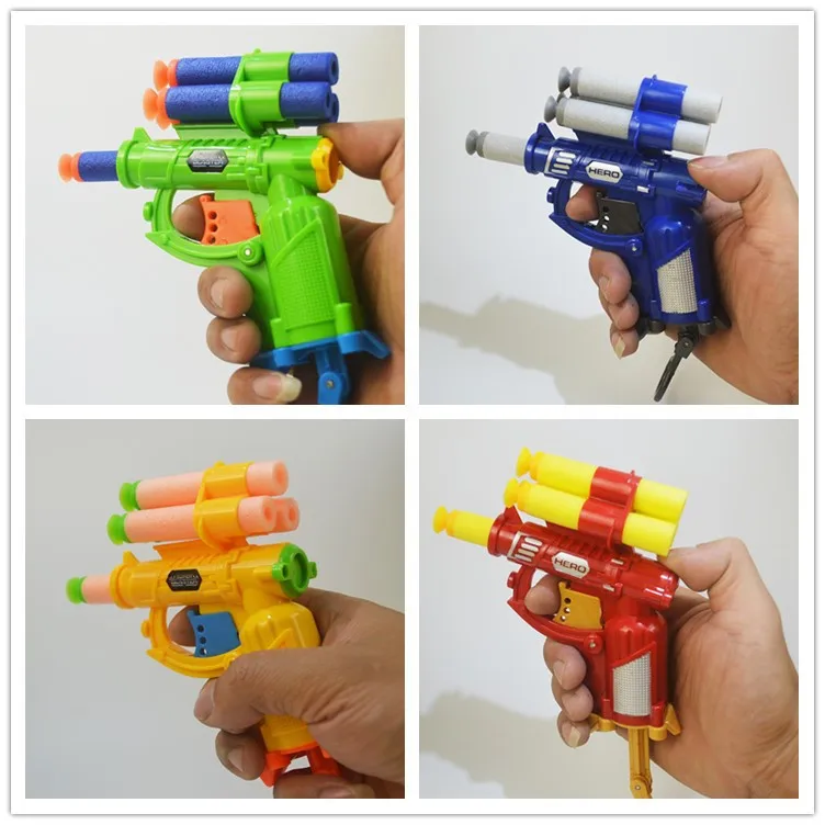 Kai li Hot Sales Hot Selling Children Safe Toy Mini Pistol Soft Bullet Gun with 3 Capsules Soft Bullet K6007
Kai li Hot Sales Hot Selling Children Safe Toy Mini Pistol Soft Bullet Gun with 3 Capsules Soft Bullet K6007