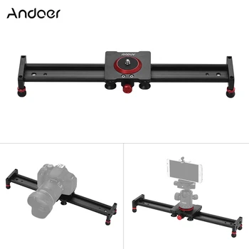 Andoer Professional Aluminum Alloy DSLR Camera Track Slider Video Stabilizer Rail for Camera Camcorder DV Film Track Slider
Andoer Professional Aluminum Alloy DSLR Camera Track Slider Video Stabilizer Rail for Camera Camcorder DV Film Track Slider