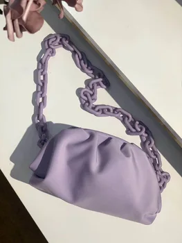 Spring Summer Acrylic Chain Nylon Cloth Cloud Bag 2020 Newest Design Lady Shoulder Bag Candy Color Luxury Brand Handbags Shell
Spring Summer Acrylic Chain Nylon Cloth Cloud Bag 2020 Newest Design Lady Shoulder Bag Candy Color Luxury Brand Handbags Shell