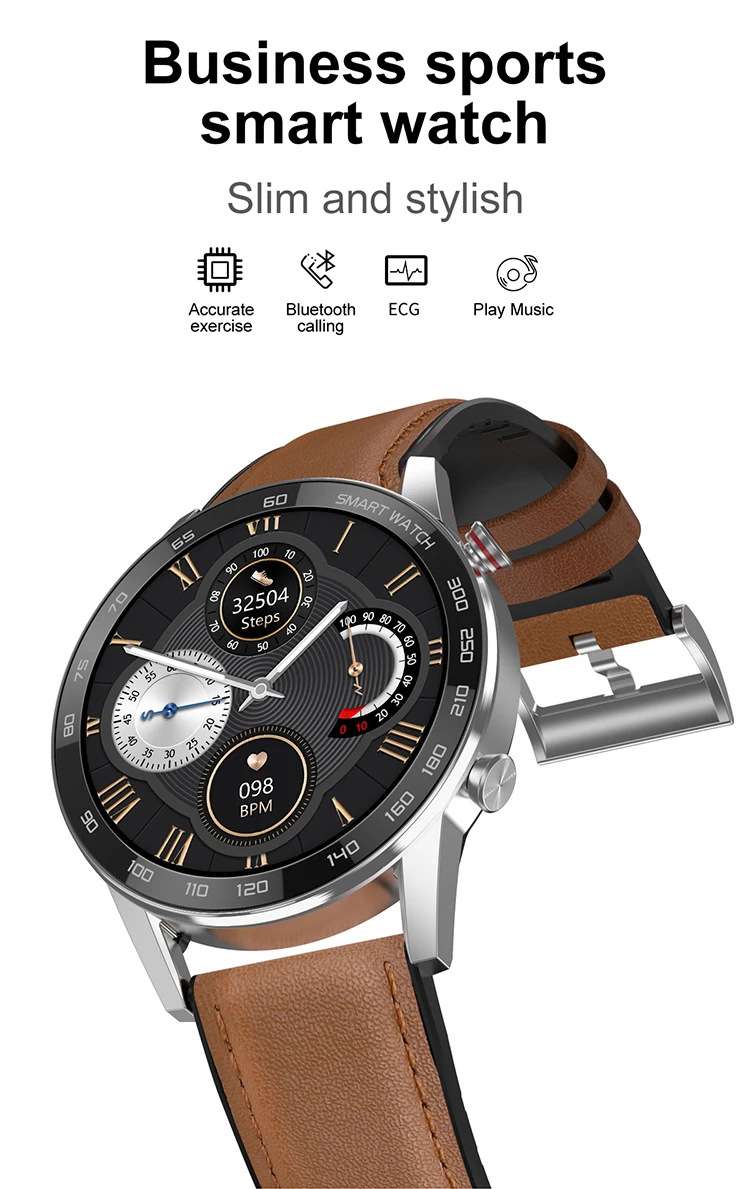 Smart Watch Bluetooth Call Waterproof Fitness Bracelet Heart Rate Monitor Compatible system: IOS / Android FunctionsIP68 waterproof, Large memory 10 dials selection, Dial pad (Bluetooth…