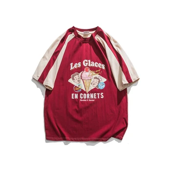 2020 Spring Summer Ice Cream Print Short Sleeve T Shirt for Men Urban Boys Streetwear Reglan Sleeve Tshirt Plus Size
2020 Spring Summer Ice Cream Print Short Sleeve T Shirt for Men Urban Boys Streetwear Reglan Sleeve Tshirt Plus Size