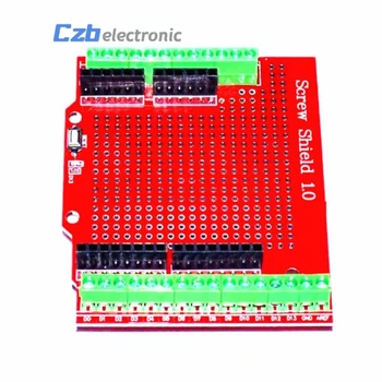 1pcs Screw Shield V2 Stud Terminal expansion board (double support) for arduino UNO R3 
1pcs Screw Shield V2 Stud Terminal expansion board (double support) for arduino UNO R3