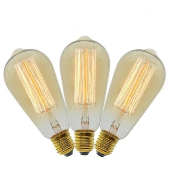 Edison Lamps Carbon Filament Clear Glass's Edison Retro Vintage Incandescent Bulb Novelty Lighting 
Edison Lamps Carbon Filament Clear Glass's Edison Retro Vintage Incandescent Bulb Novelty Lighting