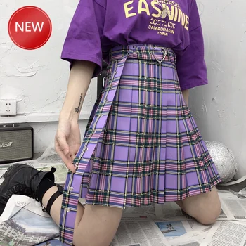 Plaid Skirt Plooirok Knielange Rokken Vrouwelijke Hoge Taille Vrouwen Rok met Hart RiemKorean Fashion ClothingSexy Skirt
Plaid Skirt Plooirok Knielange Rokken Vrouwelijke Hoge Taille Vrouwen Rok met Hart RiemKorean Fashion ClothingSexy Skirt
