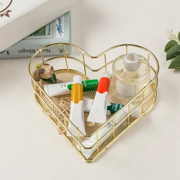 2020 Simple Iron Heart-shaped Sundries Desktop Storage Basket Wrought Storage Basket Household Storage Basket
2020 Simple Iron Heart-shaped Sundries Desktop Storage Basket Wrought Storage Basket Household Storage Basket