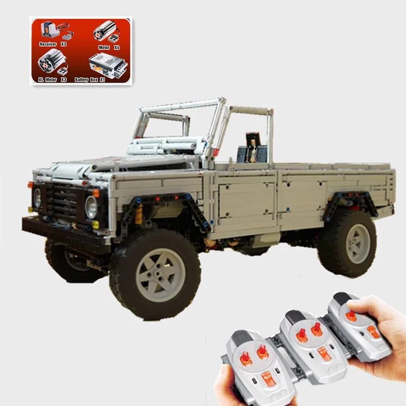 Technic series MOC Remote-Control Wild off-road vehicles model fit technic truck Model Building Blocks Bricks Toy Christmas gift
Technic series MOC Remote-Control Wild off-road vehicles model fit technic truck Model Building Blocks Bricks Toy Christmas gift