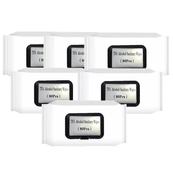 6Pack Alcohol Swabs Wet Wipes Skin Cleaning Care First Aid Cleaning Tissue Box(480Pcs) 
6Pack Alcohol Swabs Wet Wipes Skin Cleaning Care First Aid Cleaning Tissue Box(480Pcs)