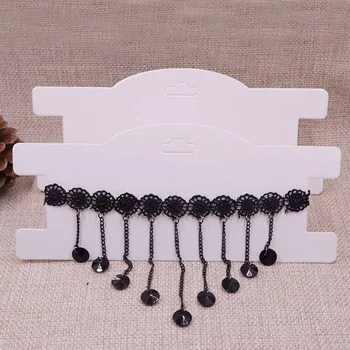 2018 new DIY HOTNEW Kraft Chocker Necklace Display Card 3x7'' Hair Band Clip Card White/Black 1lot =50pcs 300gsm Paper Cardboard
2018 new DIY HOTNEW Kraft Chocker Necklace Display Card 3x7'' Hair Band Clip Card White/Black 1lot =50pcs 300gsm Paper Cardboard