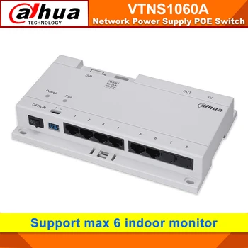 Original Dahua VTNS1060A Video Intercom POE Switch For IP System VTO2000A intercom Connect Max 6 Indoor Monitors
Original Dahua VTNS1060A Video Intercom POE Switch For IP System VTO2000A intercom Connect Max 6 Indoor Monitors