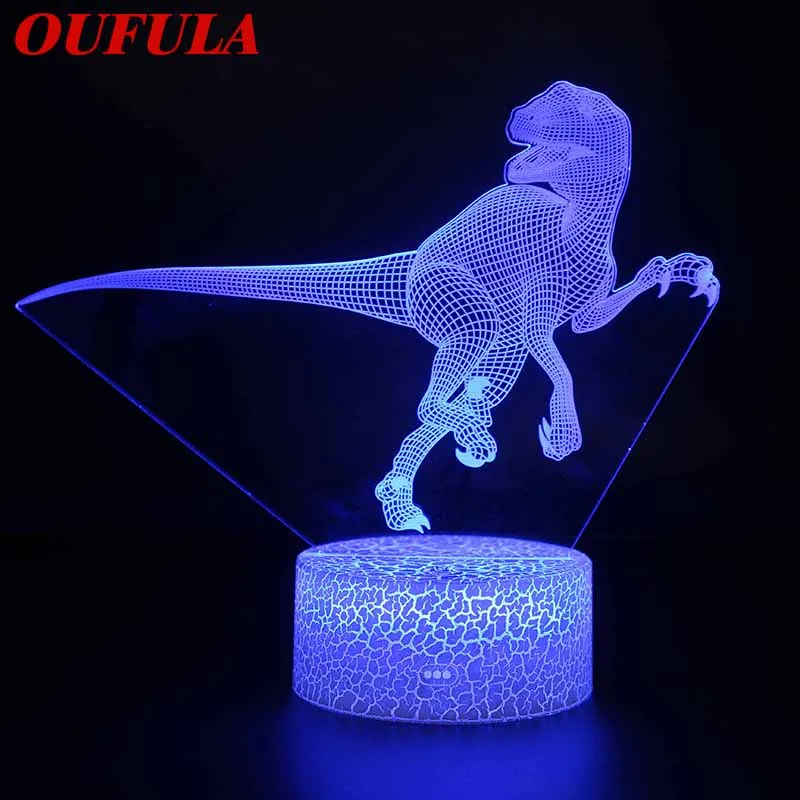 WPD Night LED Lights Dinosaur 3D lamp Cute Toy Gift 7 ColorCartoon Atmosphere Lamp For Children Kids Room
WPD Night LED Lights Dinosaur 3D lamp Cute Toy Gift 7 ColorCartoon Atmosphere Lamp For Children Kids Room