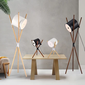 Nordic living room table lamp floor lamp industrial wind solid wood black walnut Trident drum study bedroom bedside lamp
Nordic living room table lamp floor lamp industrial wind solid wood black walnut Trident drum study bedroom bedside lamp