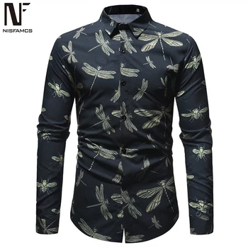 Dragonfly Printed Men Shirts Long Sleeve Man Tops Business Casual Autumn Wear Blouse Male Party Clothing 2020 Hot Sale Shirt 3XL
Dragonfly Printed Men Shirts Long Sleeve Man Tops Business Casual Autumn Wear Blouse Male Party Clothing 2020 Hot Sale Shirt 3XL