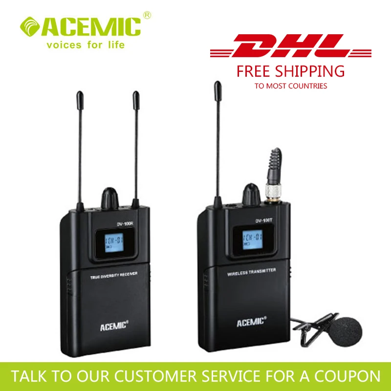 FREE SHIPPING Wireless camera recording microphone ACEMIC DV-100 interview,TV program
FREE SHIPPING Wireless camera recording microphone ACEMIC DV-100 interview,TV program