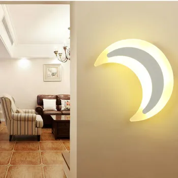 Modern Minimalist LED Moon Wall Lamps Living Room Balcony Staircase Corridor Aisle Bedroom Acrylic Light fixture WF102308
Modern Minimalist LED Moon Wall Lamps Living Room Balcony Staircase Corridor Aisle Bedroom Acrylic Light fixture WF102308