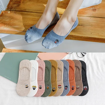 1Pair Embroidered Expression Women Boat Socks Fashion Ankle Funny Socks Summer Cute Cartoon Invisible Low Cut Cotton Thin Socks
1Pair Embroidered Expression Women Boat Socks Fashion Ankle Funny Socks Summer Cute Cartoon Invisible Low Cut Cotton Thin Socks