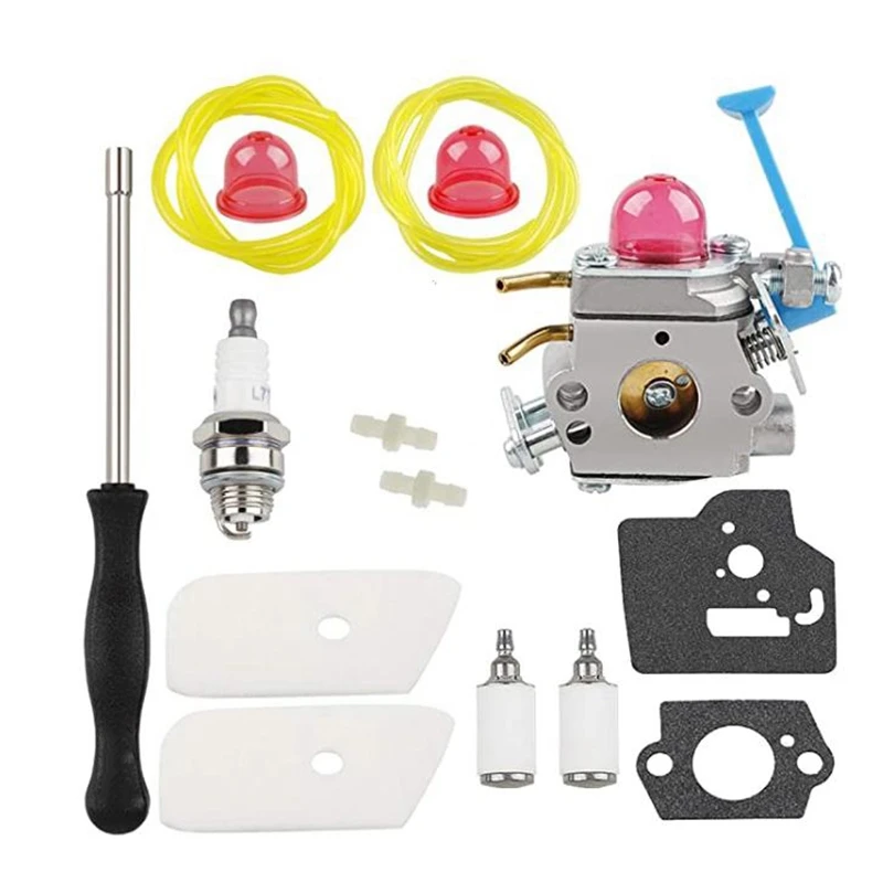 128LD Carburetor Air Filter Tool Fuel Line Filter Carb Tune Up Kit for Husqvarna Trimmer Edger 28Cc 128C 128L 128R
128LD Carburetor Air Filter Tool Fuel Line Filter Carb Tune Up Kit for Husqvarna Trimmer Edger 28Cc 128C 128L 128R