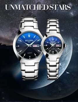 Couple BELUSHI Black Steel Band Watch Road Watch Dual Calendar Luminous Blu-ray Waterproof Couple Model
Couple BELUSHI Black Steel Band Watch Road Watch Dual Calendar Luminous Blu-ray Waterproof Couple Model