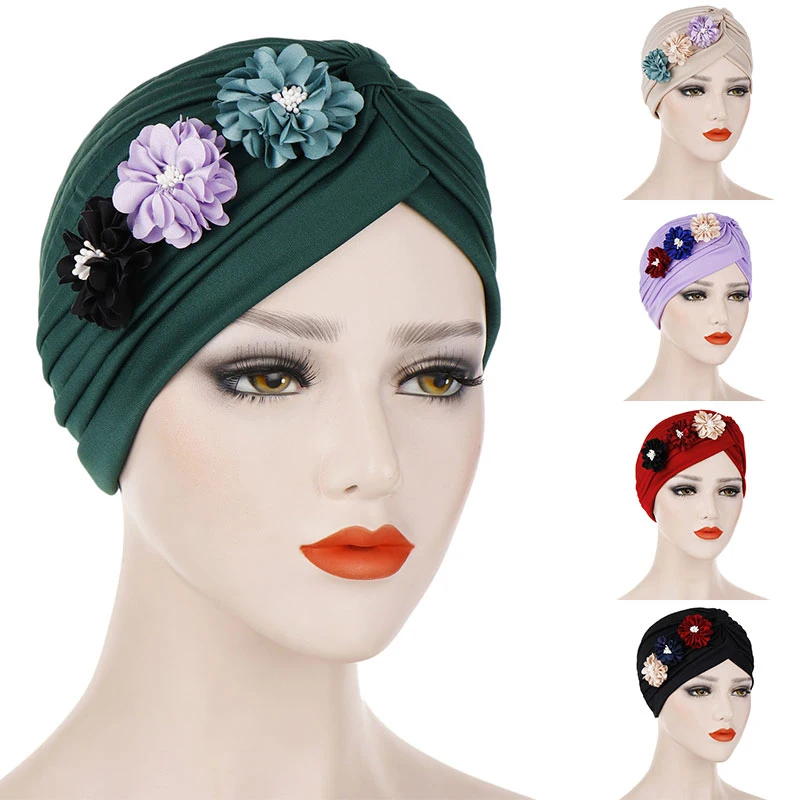 Elastic Cotton Turban Hat Women 2020 New Fashion 3D Flowers Bonnet Hat Knot Twist Headband Caps Muslim Hijabs Cap Headscarf Wrap
Elastic Cotton Turban Hat Women 2020 New Fashion 3D Flowers Bonnet Hat Knot Twist Headband Caps Muslim Hijabs Cap Headscarf Wrap