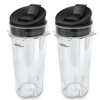 Replacement Parts for Nutri Ninja Blender 2 Pack 16-Ounce Single Serve Cup and Lid Fit for Ninja BL770 BL780 BL660 Blenders
Replacement Parts for Nutri Ninja Blender 2 Pack 16-Ounce Single Serve Cup and Lid Fit for Ninja BL770 BL780 BL660 Blenders