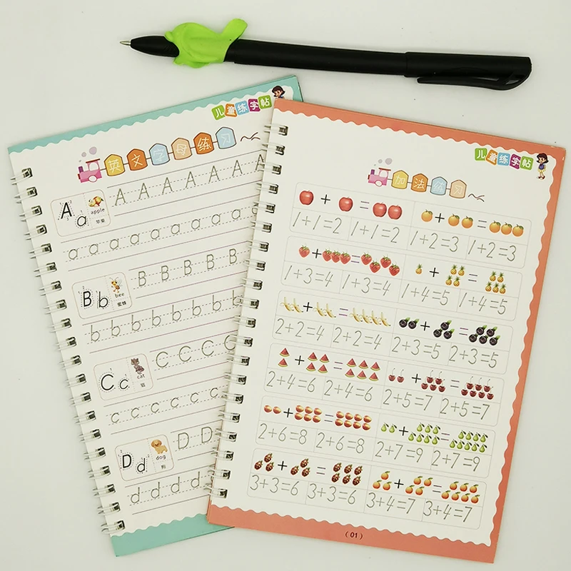 2 Books Learning Numbers In English Addition and subtraction Art Book Baby Copybook For Calligraphy Writing Kids Lettering Toy
2 Books Learning Numbers In English Addition and subtraction Art Book Baby Copybook For Calligraphy Writing Kids Lettering Toy