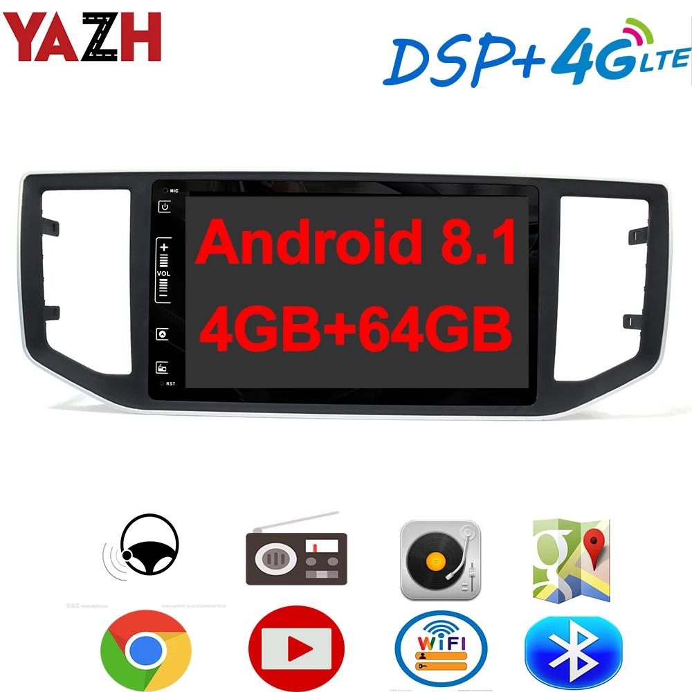 YAZH Android 8.1 Car Radio Multimedia For VW Crafter / MAN TGE 2017 2018 2019 2020 Head Unit with 10" IPS HD GPS navigation
YAZH Android 8.1 Car Radio Multimedia For VW Crafter / MAN TGE 2017 2018 2019 2020 Head Unit with 10" IPS HD GPS navigation