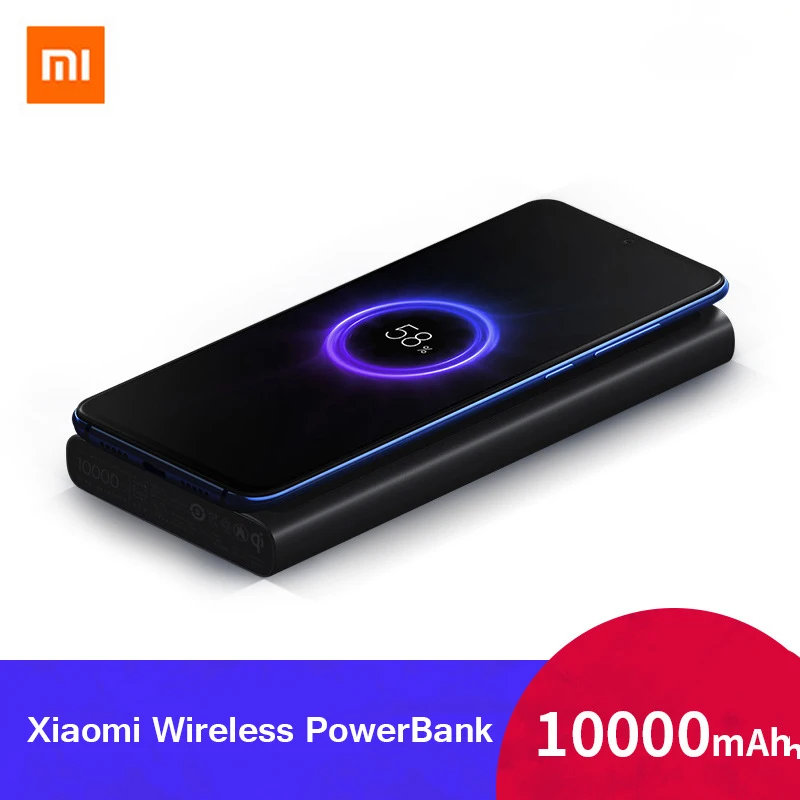 Xiaomi Wireless Power bank 10000mAh PLM11ZM USB Type C Mi Powerbank 10000 Qi Fast Wireless Charger Portable Charging Poverbank
Xiaomi Wireless Power bank 10000mAh PLM11ZM USB Type C Mi Powerbank 10000 Qi Fast Wireless Charger Portable Charging Poverbank