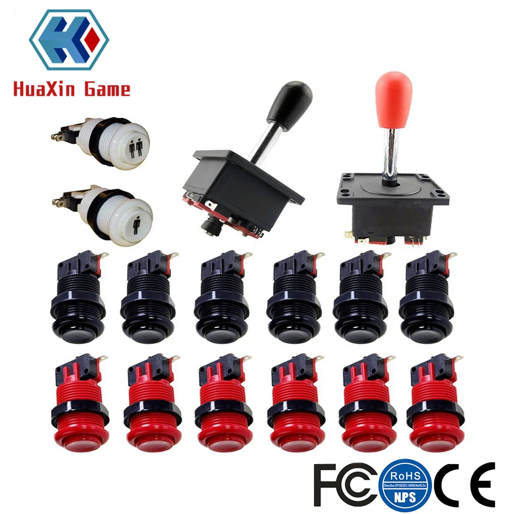 Classic Arcade America Style 8 Way Joystick HAPP Push Buttons With Microswitches Kit for Coin Operated Games Arcade Replace Part
Classic Arcade America Style 8 Way Joystick HAPP Push Buttons With Microswitches Kit for Coin Operated Games Arcade Replace Part