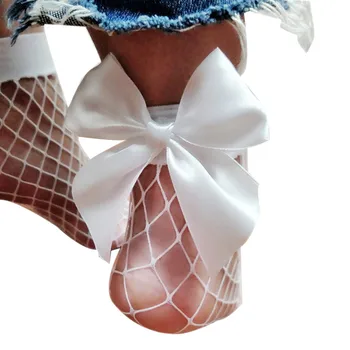 Women Ruffle Fishnet Ankle High Socks Mesh Lace Fish Net Short Socks Bow openwork beautiful socks calcetines hombre happy socks
Women Ruffle Fishnet Ankle High Socks Mesh Lace Fish Net Short Socks Bow openwork beautiful socks calcetines hombre happy socks