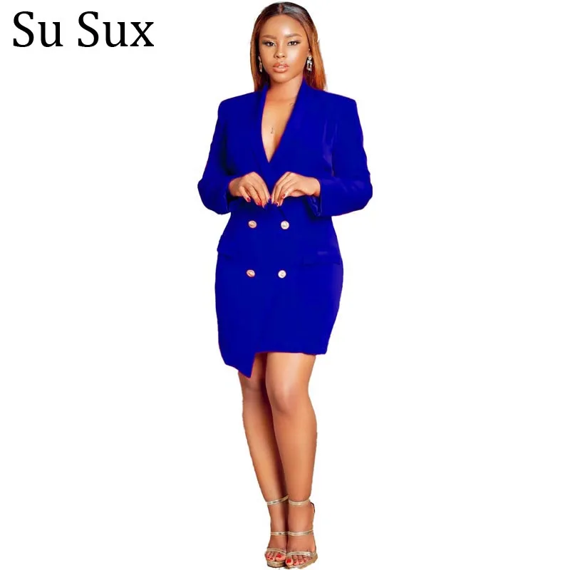 Office Lady Blazer Mini Dress Women African Clothes Solid Trun Down Collar Double Breasted Pencil Dress Vetsidos 2021 Autumn
Office Lady Blazer Mini Dress Women African Clothes Solid Trun Down Collar Double Breasted Pencil Dress Vetsidos 2021 Autumn